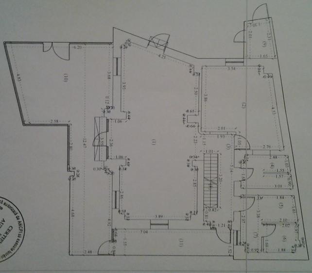 Zona Eminescu Dacia S+P+1+M  290 mp utili zona de birouri - 24