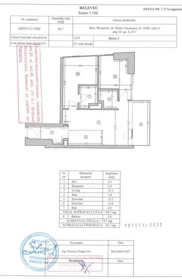 Apartament One Verdi Peraoana Fizica - 14