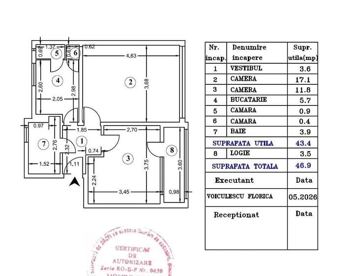 2 camere | Decomandat | Bd. Dimitrie Cantemir - 4