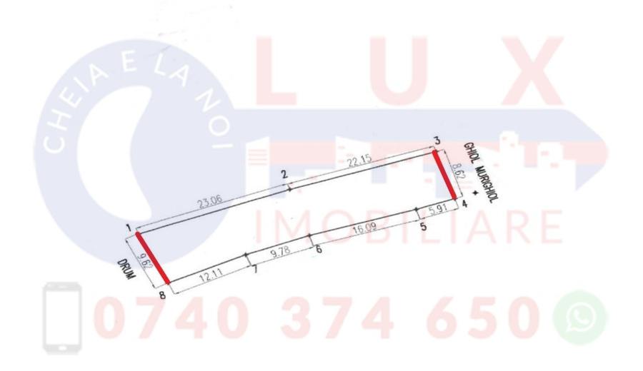 ID 7826 Teren in MURIGHIOL cu IESIRE LA CANAL - 2