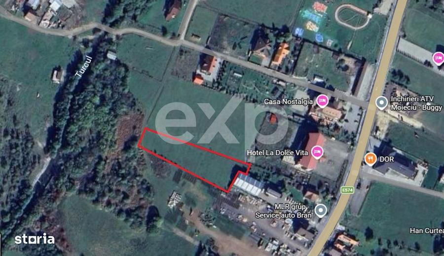 Teren intravilan 4.059 mp zona Bran | Potential rezidential si tur - 2