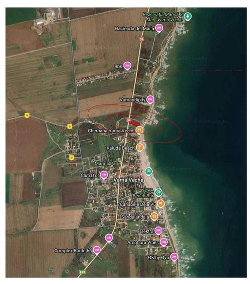 Teren Intravilan 2500 mp in Prima Linie la Plaja - 2