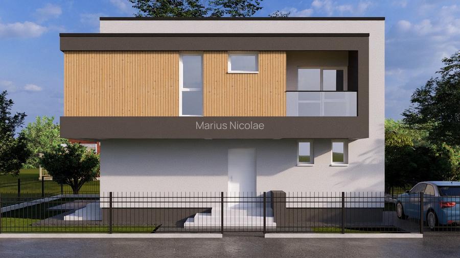 Vila individuala 112 mp utili 4 camere teren 235 mp