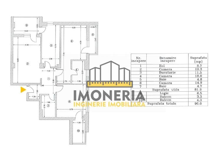 3 camere decomandat-1 km metrou 1 Dec-0% comision-optional parcare/boxa - 5