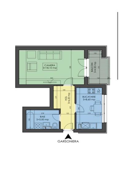 |Oferta|Garsoniera| Decomandat|Dezvoltator|Prelungirea Ghencea|Valea Larga - 2