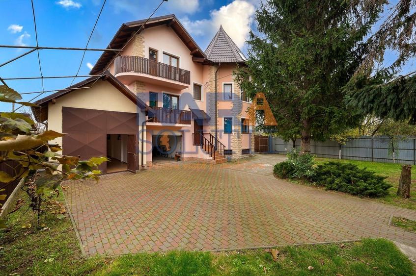 Vilă cu 6 dormitoare, 2 garaje, anexe multiple - 2076 mp teren - 1