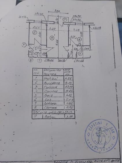 Vând ap2 cam sdec Piața Muncii  - 1