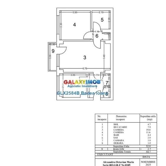 Apartament 2 camere et 6/8 - Bl. Ghencea 42 - bloc 1981 - 8
