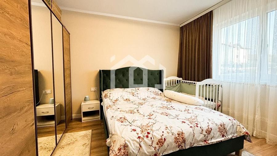 Apartament cu 3 camere semidecomandat, mobilat în Apahida