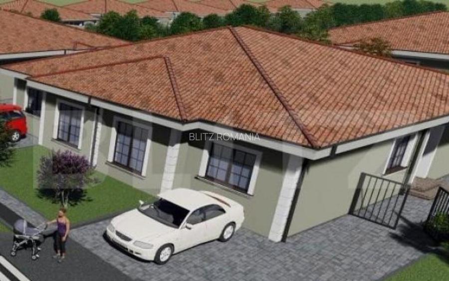 Duplex 4 camere, 2 bai, 90mp, 325mp teren, Mosnita Noua