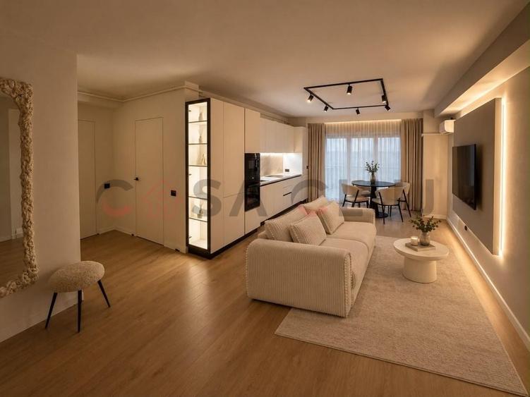 Apartament cu 2 camere semidecomandat, mobilat în Central