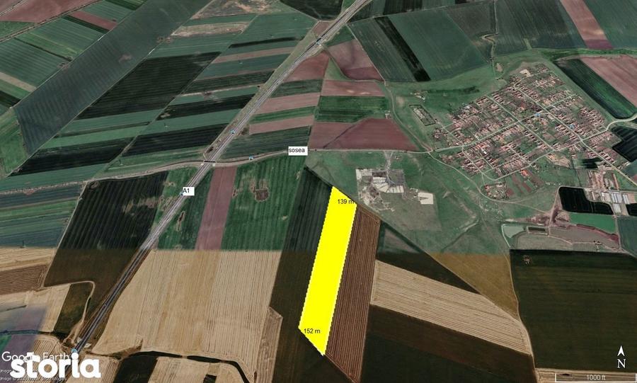 Teren agricol de vanzare - 100.000 mp - com. Sagu, jud Arad - 4