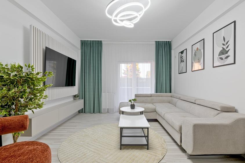 Apartament 2 camere | Bloc nou, Prima inchiriere | Loc de parcare | Mobilat - 1