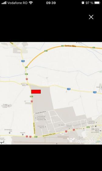 Teren intravilan industrial Str. Salzburg Sibiu 20000mp