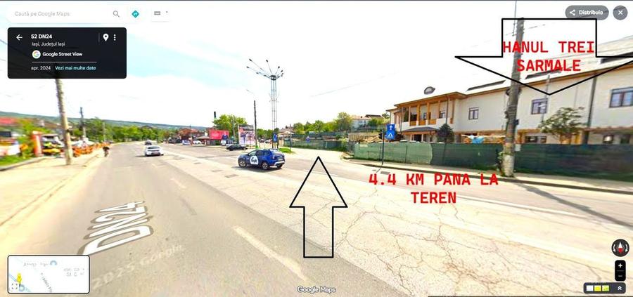 Teren 1363 mp, Intravilan cu utilitati in zona Bucium/Barnova - 6