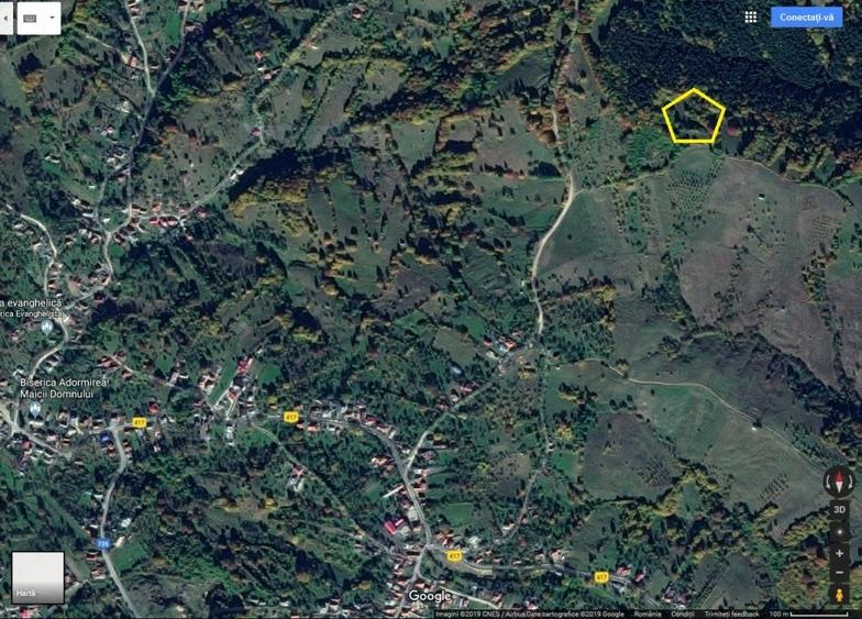 Vand teren in Albestii de Muscel faneata-pasune, partial impadurit - 10