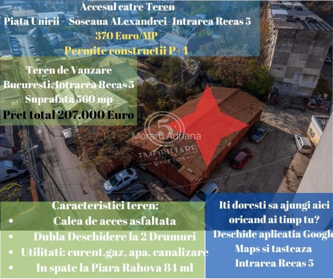 Bucuresti Piata Rahova- Teren de Vanzare- 560 mp