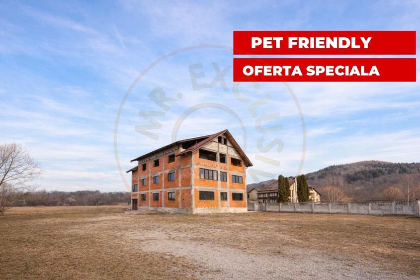 La 2 min de Campulung Muscel – 344 mp utili+ teren 4.563 mp -utilizare multiplă! - 1