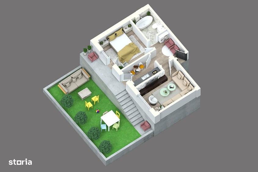 ASTORIA RESIDENCE 2 camere D 46 mp + curte 43 mp Lunca Cetatuii - 7