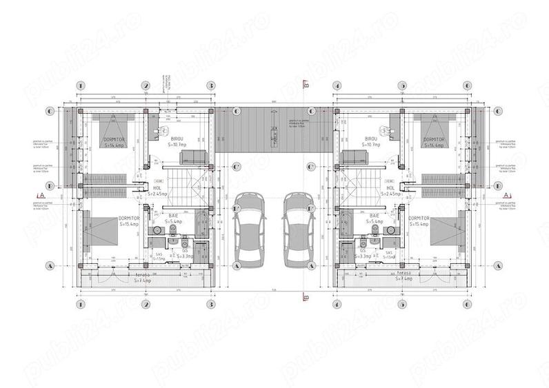 Proprietar ! Duplex despartit de camera tehnica, 350 mp teren - 2