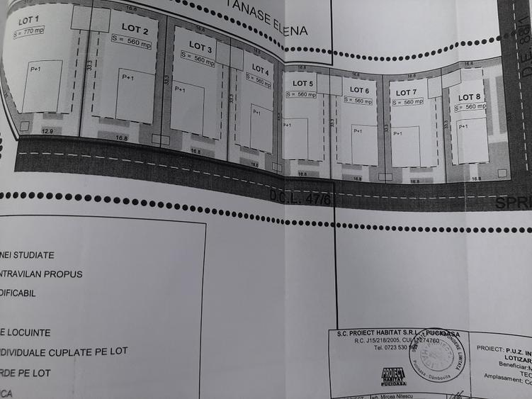 Teren  PERIS- Movila  - 1