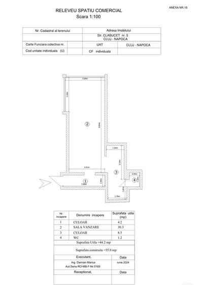 Spațiu Comercial Str. Clăbucet Nr. 5 parter partea din față Preț negociabi - 2