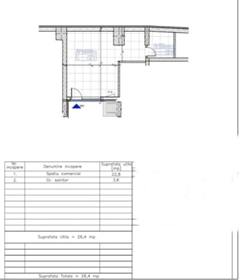 Spatiu comercial de vanzare in Marasti zona strazii Fabricii