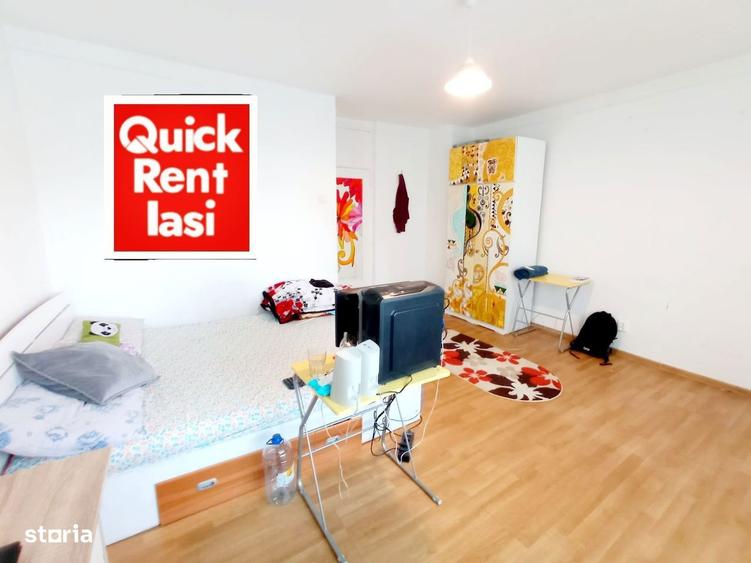 Pacurari Petrom Apartament 1Camera Cu Central Si Balcon De Inchiriat - 1