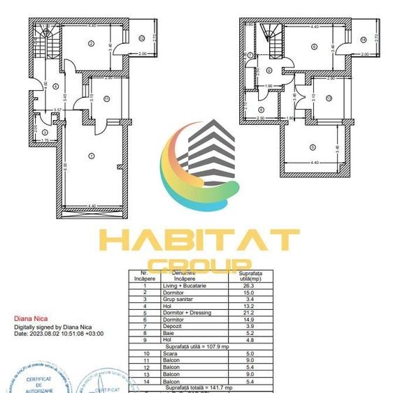 Vanzare 4 camere metrou Piata Sudului 142mp finalizat duplex - 28