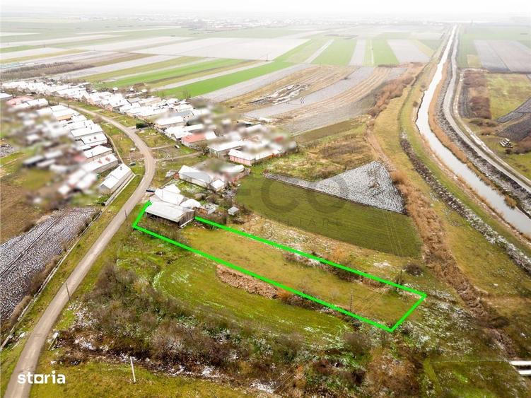 RECO . Teren intravilan cu hala metalica in Roit . - 4