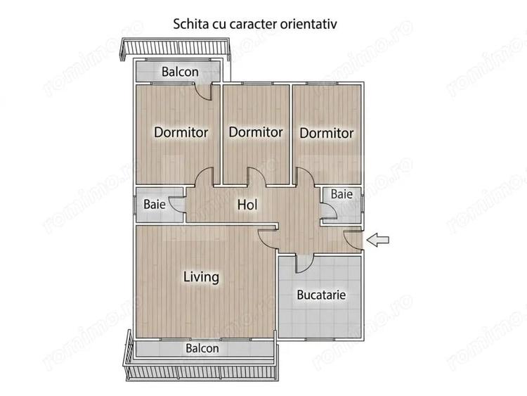 De inchirat: Apartament 4 camere, 78 mp, zona centrala Turda - 11
