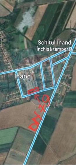 Teren intravilan 7,089mp Inand - 8