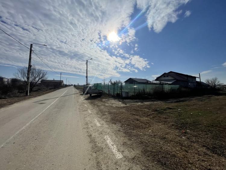 Domnesti, Teghes, teren in suprafata de 21278mp, deschidere 41ml, gaz si curent. - 1