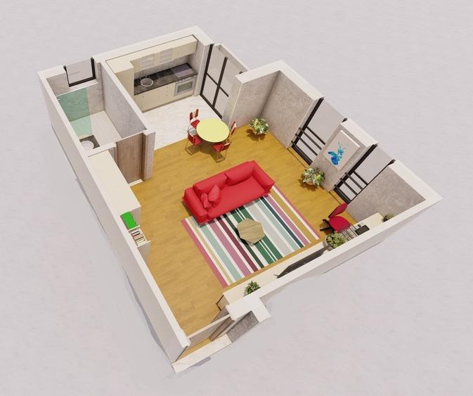 IMI Residence - Sanandrei - Comision 0 - Apartament cu o camera, 38 mp - 2