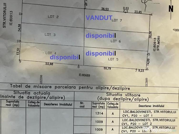 Teren perfect pentru constructie casa 1100mp - 1