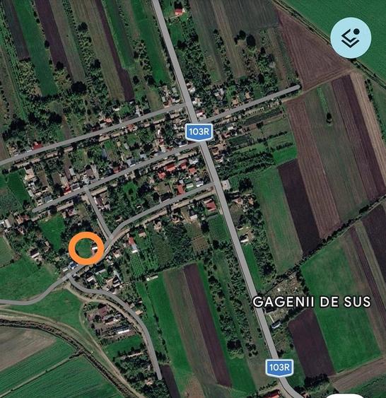 Teren de 2000 mp, în Găgeni