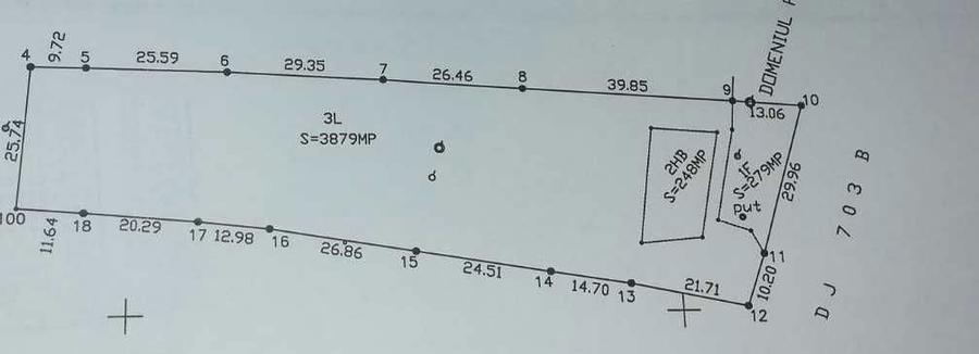 Vand teren cu suprafata de 5690 mp. Pret negociabil.3 mp. - 3