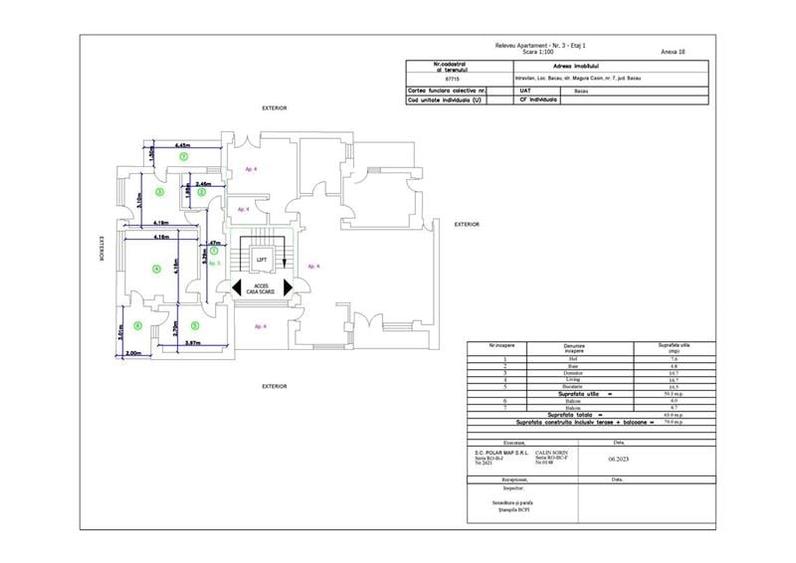 Bloc nou - Aleea Parcului - 2 si 3 camere - 14
