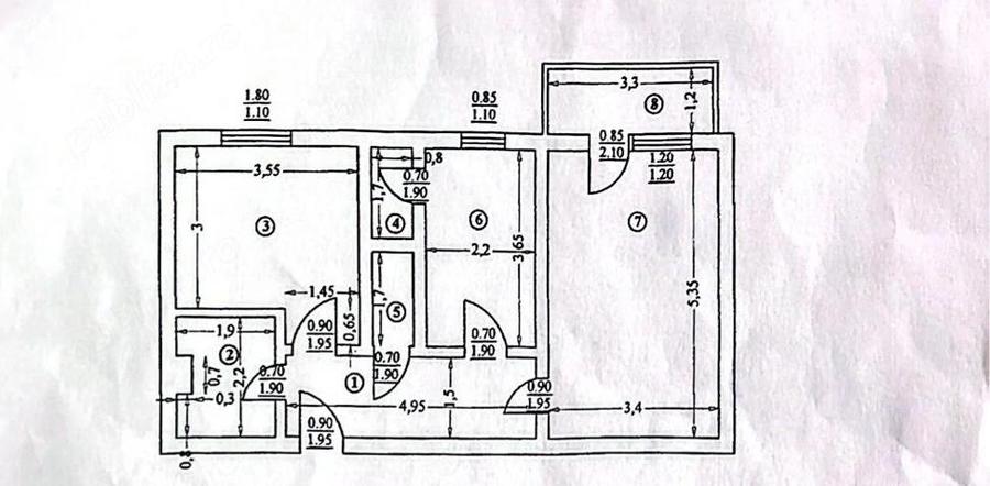 Vand apartament 2 camere, 75.000 - 7