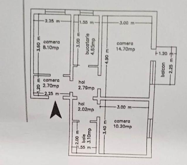 Apartament 3 camere decomandat, Mircea cel Batran, aproape de bvd. - 9