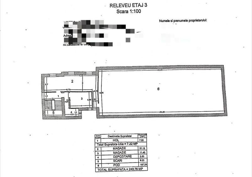 Cladire ultracentrala 1966 mp | consolidata | teren 1131 mp | Victoriei - Sfinti - 16