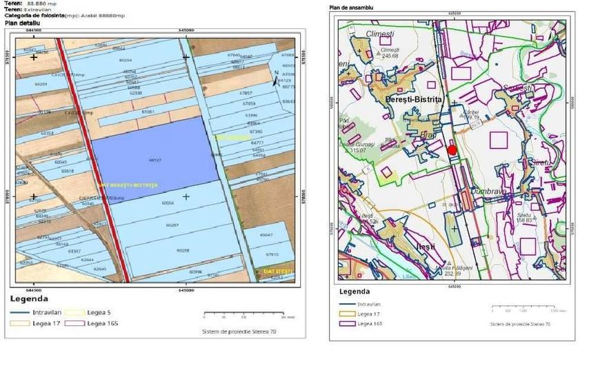 Teren extravilan 88.880 MP la E85! - 3