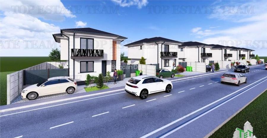 Vila Smart individuala 4 camere, stil mediteraneean, 130 m