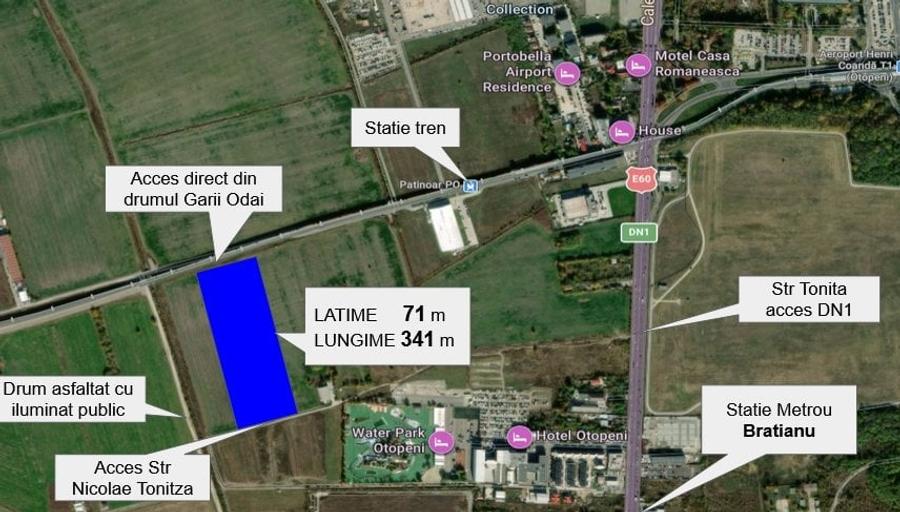 Teren intravilan vis avis  de Tiriac City - 1