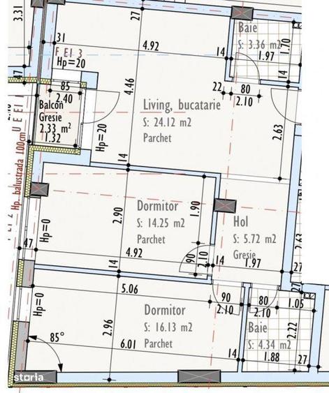APARTAMENT 3 CAMERE | MARASTI | DE VANZARE | BLOC NOU - TVA INCLUS - 1