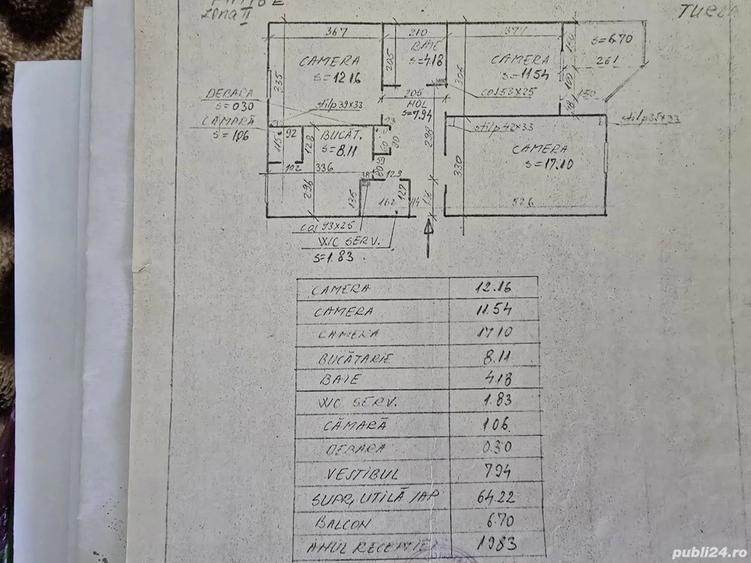 Apartament cu 3 camere - 5