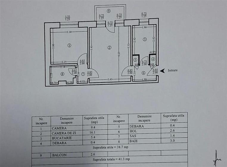 Apartament cu 2 camere - etajul 1 - Mircea cel Batran - 1