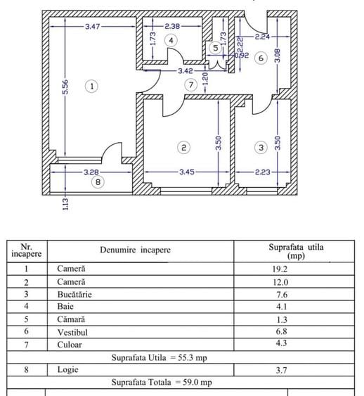 Apartament 2 camere decomandat–6 minute metrou Dristor Comision zero - 9