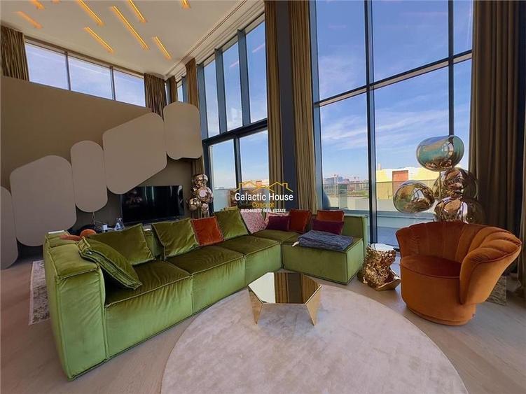 PenthouseTip Duplex 436 mp-5 camere LUX  Floreasca-Barbu Vacarescu Vedere Libera - 2