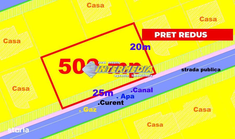 Teren intravilan 500mp, zona Alba Micesti, cu utilitati - 4